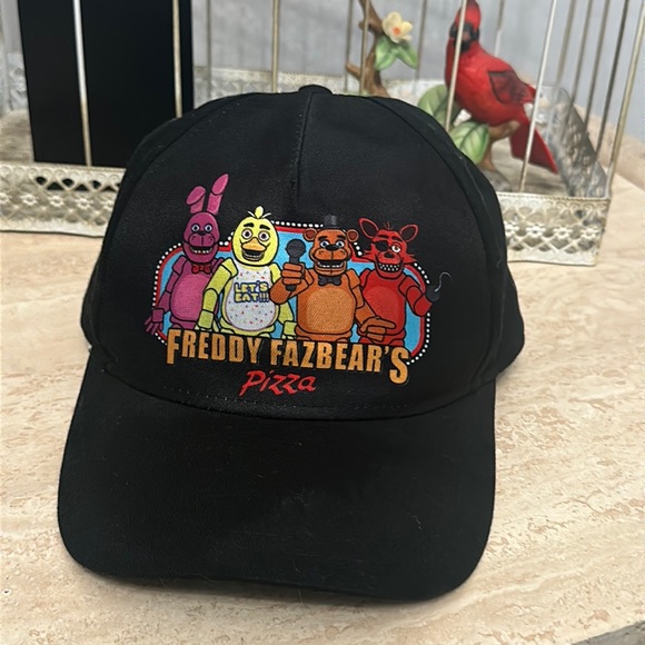 Five 5 Nights at Freddy’s black ball cap hat w adjustable strap Freddy Fazbears - Picture 1 of 6